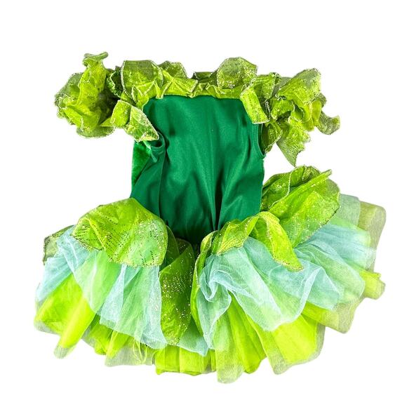 NWOT Deluxe Disney Tinkerbell Costume Baby Girls Fairy Sparkle Tulle size 2 / 3 - Picture 4 of 7